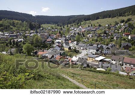 Manebach, typical town in the Thuringian Forest, Thueringer Wald, Thuringia, Germany, Europe View Large Photo Image Stock Image - Manebach, typical town in the Thuringian Forest, Thueringer Wald, Thuringia, Germany, Europe. Fotosearch