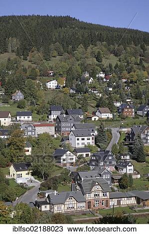 Manebach, typical town in the Thuringian Forest, Thueringer Wald, Thuringia, Germany, Europe View Large Photo Image Stock Image - Manebach, typical town in the Thuringian Forest, Thueringer Wald, Thuringia, Germany, Europe. Fotosearch