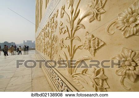 Marble carvings, Taj Mahal, UNESCO World Heritage Site, Agra, Uttar Pradesh, India, Asia View Large Photo Image Stock Photo - Marble carvings, Taj Mahal, UNESCO World Heritage Site, Agra, Uttar Pradesh, India, Asia. Fotosearch