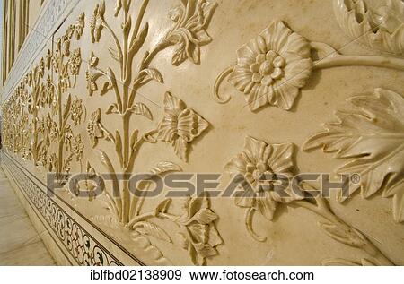 Marble carvings, Taj Mahal, UNESCO World Heritage Site, Agra, Uttar Pradesh, India, Asia View Large Photo Image Stock Photo - Marble carvings, Taj Mahal, UNESCO World Heritage Site, Agra, Uttar Pradesh, India, Asia. Fotosearch
