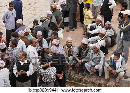 Men talking, Taumadhi square, Bhaktapur, Kathmandu Valley, Nepal, Asia View Large Photo Image Stock Image - Men talking, Taumadhi square, Bhaktapur, Kathmandu Valley, Nepal, Asia. Fotosearch
