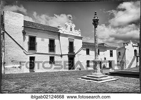 Monsaraz pillory, Largo Dom Nuno Alvares Pereira, Alentejo, Portugal, Europe View Large Photo Image Stock Photo - Monsaraz pillory, Largo Dom Nuno Alvares Pereira, Alentejo, Portugal, Europe. Fotosearch