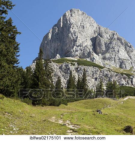 Stock Image - Mount Admonter Kalbling, 2196m, Admont, Styria, Austria, Europe. Fotosearch