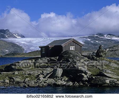 Mountain hut and glaciers, Sognefjell, Sogn og Fjordane, Norway, Scandinavia, Europe View Large Photo Image Stock Image - Mountain hut and glaciers, Sognefjell, Sogn og Fjordane, Norway, Scandinavia, Europe. Fotosearch