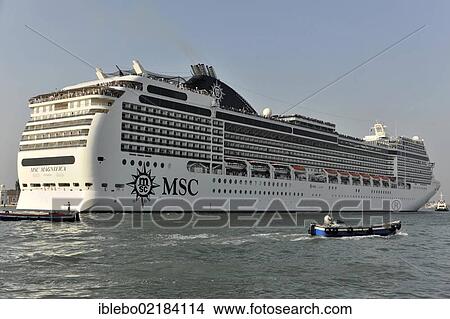 MSC Magnifica, cruise ship, built in 2010, 293. 8 m, 2550 passengers, arriving in the port of Venice, Veneto, Italy, Europe View Large Photo Image Picture - MSC Magnifica, cruise ship, built in 2010, 293. 8 m, 2550 passengers, arriving in the port of Venice, Veneto, Italy, Europe. Fotosearch