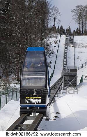 Muehlenkopfschanze ski jump, funicular railway, Willingen, Waldecker Land region, Upland, Sauerland, Hesse, Germany, Europe View Large Photo Image Stock Image - Muehlenkopfschanze ski jump, funicular railway, Willingen, Waldecker Land region, Upland, Sauerland, Hesse, Germany, Europe. Fotosearch