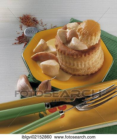 Mushroom vol-au-vent, stuffed with mussels, France, Europe View Large Photo Image Stock Image - Mushroom vol-au-vent, stuffed with mussels, France, Europe. Fotosearch