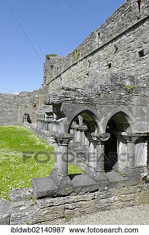 Old Abbey, Cong, County Mayo, Ireland, Europe View Large Photo Image Stock Photo - Old Abbey, Cong, County Mayo, Ireland, Europe. Fotosearch