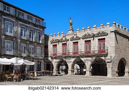 Old Council Chambers, Largo da Oliveira, Guimaraes, Unesco World Heritage Site, Minho province, Portugal, Europe View Large Photo Image Picture - Old Council Chambers, Largo da Oliveira, Guimaraes, Unesco World Heritage Site, Minho province, Portugal, Europe. Fotosearch