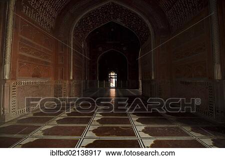 Stock Photo - One of the surrounding buildings of the Taj Mahal, UNESCO World Heritage Site, Agra, Uttar Pradesh, India, Asia. Fotosearch
