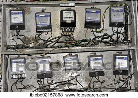 Open electricity meter at entrance of a house, Central Havana, Centro Habana, Cuba, Greater Antilles, Caribbean, Central America, America, North America View Large Photo Image Stock Photo - Open electricity meter at entrance of a house, Central Havana, Centro Habana, Cuba, Greater Antilles, Caribbean, Central America, America, North America. Fotosearch