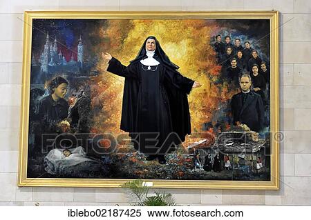 Painting "Obra Misionera de Jesús y Maria" by Beata Maria Pilar Izquierdo Albero, Catedral de Nuestra Señora de la Almudena, Santa María la Real de La Almudena, Almudena Cathedral, Madrid, Spain, Europe View Large Photo Image Stock Photography - Painting "Obra Misionera de Jesús y Maria" by Beata Maria Pilar Izquierdo Albero, Catedral de Nuestra Señora de la Almudena, Santa María la Real de La Almudena, Almudena Cathedral, Madrid, Spain, Europe. Fotosearch