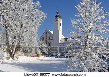 Parish church of the Assumption of Mary, Mariae Himmelfahrt, Dietramszell, Upper Bavaria, Bavaria, Germany, Europe View Large Photo Image Stock Photo - Parish church of the Assumption of Mary, Mariae Himmelfahrt, Dietramszell, Upper Bavaria, Bavaria, Germany, Europe. Fotosearch