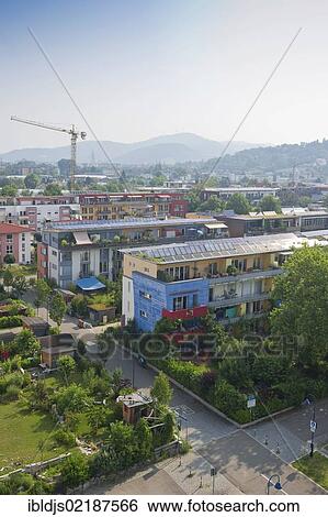 Passive houses, Vauban district, Freiburg im Breisgau, Baden-Wuerttemberg, Germany, Europe View Large Photo Image Stock Photograph - Passive houses, Vauban district, Freiburg im Breisgau, Baden-Wuerttemberg, Germany, Europe. Fotosearch