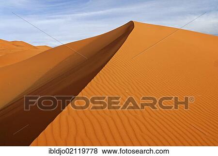 Patterns of sand and shadow on the sand dunes of Erg Chebbi in evening light, at the western edge of the Sahara desert, Meknès-Tafilalet, Morocco, Africa View Large Photo Image Stock Photo - Patterns of sand and shadow on the sand dunes of Erg Chebbi in evening light, at the western edge of the Sahara desert, Meknès-Tafilalet, Morocco, Africa. Fotosearch