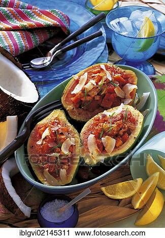 Pawpaw gratin with chicken, hot starter, Mexico, North America View Large Photo Image Stock Image - Pawpaw gratin with chicken, hot starter, Mexico, North America. Fotosearch