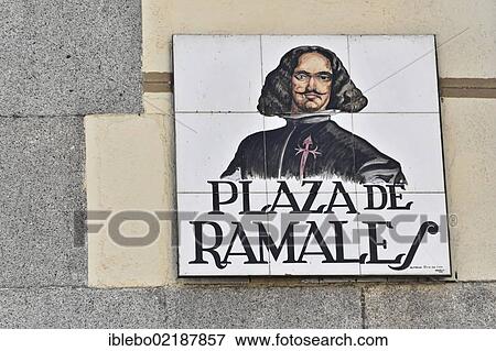 Plaza de Ramales, street sign made of tiles, Madrid, Spain, Europe View Large Photo Image Stock Photo - Plaza de Ramales, street sign made of tiles, Madrid, Spain, Europe. Fotosearch