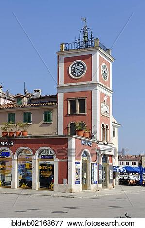 Port authority, Rovinj, Istria, Croatia, Europe View Large Photo Image Stock Photo - Port authority, Rovinj, Istria, Croatia, Europe. Fotosearch