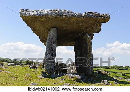 Portal tomb, Paulnabrone, Burren, County Clare, Ireland, Europe View Large Photo Image Stock Image - Portal tomb, Paulnabrone, Burren, County Clare, Ireland, Europe. Fotosearch