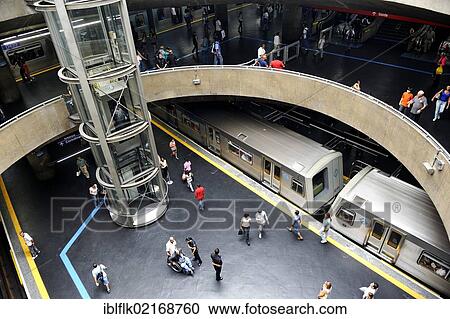 Praca da Se metro station, Sao Paulo, Brazil, South America View Large Photo Image Stock Image - Praca da Se metro station, Sao Paulo, Brazil, South America. Fotosearch