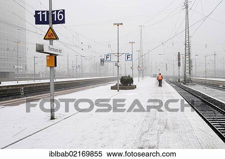 Railway tracks, now, main station, Dortmund, Ruhr Area, North Rhine-Westphalia, Germany, Europe View Large Photo Image Stock Photography - Railway tracks, now, main station, Dortmund, Ruhr Area, North Rhine-Westphalia, Germany, Europe. Fotosearch