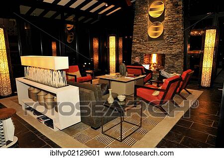 Reception area of the Nyungwe Forest Lodge, Nyungwe National Park, Rwanda, Africa View Large Photo Image Stock Image - Reception area of the Nyungwe Forest Lodge, Nyungwe National Park, Rwanda, Africa. Fotosearch