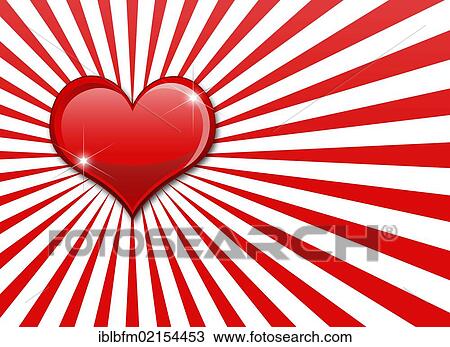 Red heart, Valentine's Day card, illustration View Large Photo Image Stock Image - Red heart, Valentine's Day card, illustration. Fotosearch