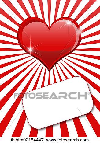 Red heart, Valentine's Day card, illustration View Large Photo Image Stock Photo - Red heart, Valentine's Day card, illustration. Fotosearch