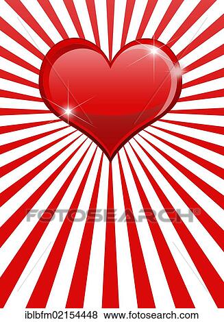 Red heart, Valentine's Day card, illustration View Large Photo Image Stock Photo - Red heart, Valentine's Day card, illustration. Fotosearch