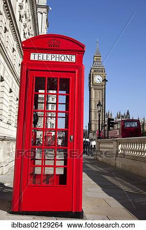 Red telephone booth near Big Ben, London, England, United Kingdom, Europe View Large Photo Image Picture - Red telephone booth near Big Ben, London, England, United Kingdom, Europe. Fotosearch