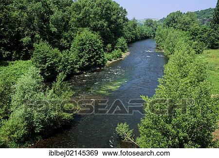 River Allier, Auvergne, France, Europe View Large Photo Image Stock Photo - River Allier, Auvergne, France, Europe. Fotosearch