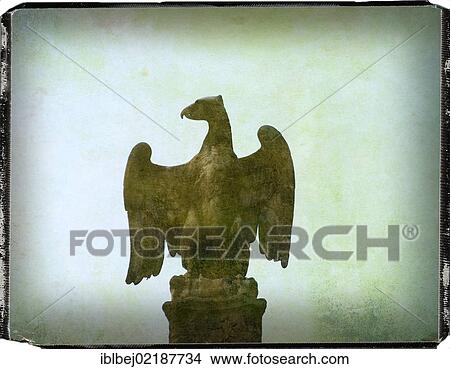Roman eagle, vintage look View Large Photo Image Picture - Roman eagle, vintage look. Fotosearch