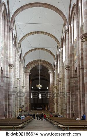 Romanesque nave, Speyer Cathedral, UNESCO World Heritage Site, Speyer, Rhineland-Palatinate, Germany, Europe View Large Photo Image Picture - Romanesque nave, Speyer Cathedral, UNESCO World Heritage Site, Speyer, Rhineland-Palatinate, Germany, Europe. Fotosearch