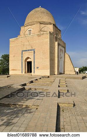 Ruhabad Mausoleum, Samarkand, Silk Road, Uzbekistan, Central Asia, Asia View Large Photo Image Stock Photo - Ruhabad Mausoleum, Samarkand, Silk Road, Uzbekistan, Central Asia, Asia. Fotosearch