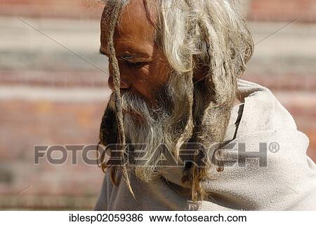 Sadhu, holy man, Pashupatinath, Kathmandu, Nepal, Asia View Large Photo Image Stock Photograph - Sadhu, holy man, Pashupatinath, Kathmandu, Nepal, Asia. Fotosearch