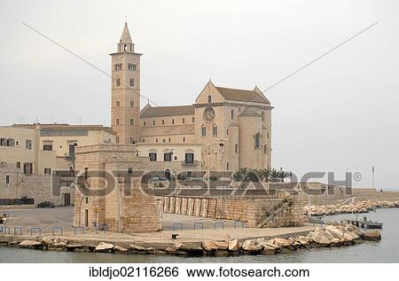 San Nicola Pellegrino Cathedral in Trani, Apulia, Italy, Europe View Large Photo Image Stock Photograph - San Nicola Pellegrino Cathedral in Trani, Apulia, Italy, Europe. Fotosearch