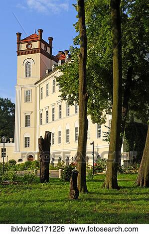 Stock Photograph - Schloss Luebbenau castle, now a hotel, Spreewald, Brandenburg, Germany, Europe. Fotosearch