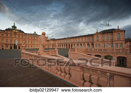 Stock Photo - Schloss Rastatt Palace, Rastatt, Baden-Wuerttemberg, Germany, Europe. Fotosearch