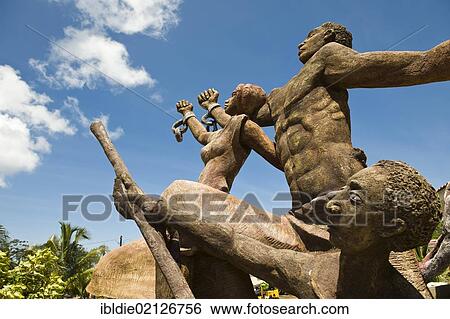 Sculpture celebrating the abolishment of slavery, Big Corn Island, Caribbean Sea, Nicaragua, Central America, North America View Large Photo Image Stock Photograph - Sculpture celebrating the abolishment of slavery, Big Corn Island, Caribbean Sea, Nicaragua, Central America, North America. Fotosearch