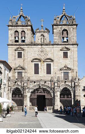 Se Cathedral, Braga, Minho, Portugal, Europe View Large Photo Image Picture - Se Cathedral, Braga, Minho, Portugal, Europe. Fotosearch