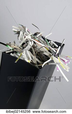 Stock Photograph - Shredded paper. Fotosearch