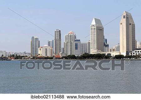 Skyline of San Diego, California, USA, North America View Large Photo Image Stock Photo - Skyline of San Diego, California, USA, North America. Fotosearch