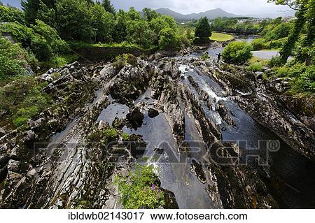 Sneem River, Sneem, Ring of Kerry, County Kerry, Ireland, Europe View Large Photo Image Stock Photo - Sneem River, Sneem, Ring of Kerry, County Kerry, Ireland, Europe. Fotosearch