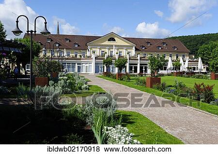 Spa garden, casino and spa house, Kurhaus, Bad Duerkheim, German Wine Route, Palatinate Forest, Rhineland-Palatinate, Germany, Europe View Large Photo Image Stock Photo - Spa garden, casino and spa house, Kurhaus, Bad Duerkheim, German Wine Route, Palatinate Forest, Rhineland-Palatinate, Germany, Europe. Fotosearch