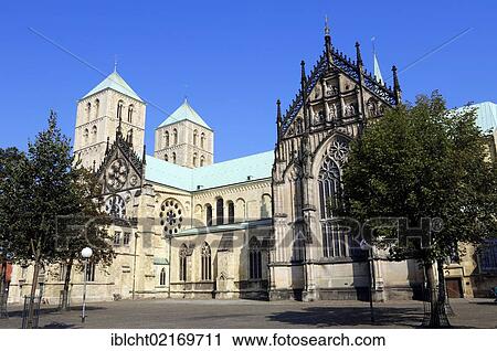 St. Paul's Cathedral in Muenster, Muensterland, North Rhine-Westphalia, Germany, Europe, PublicGround, Europe View Large Photo Image Stock Image - St. Paul's Cathedral in Muenster, Muensterland, North Rhine-Westphalia, Germany, Europe, PublicGround, Europe. Fotosearch