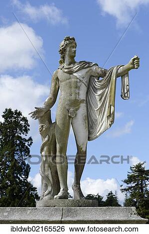 Statue of a young man, Powerscourt Estate, Wicklow Mountains, Enniskerry, County Wicklow, Ireland, Europe View Large Photo Image Stock Photograph - Statue of a young man, Powerscourt Estate, Wicklow Mountains, Enniskerry, County Wicklow, Ireland, Europe. Fotosearch