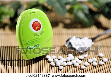 Stock Photo - Stevia sweetener. Fotosearch