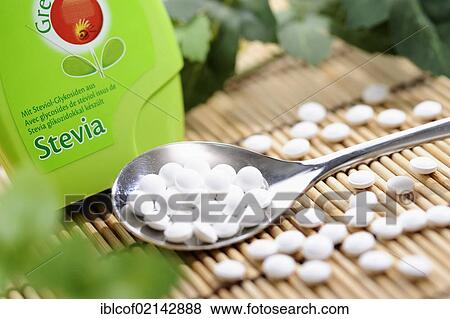 Stock Photo - Stevia sweetener. Fotosearch