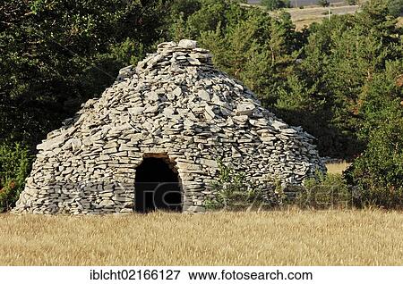 Stone hut in a cornfield, Vaucluse, Provence-Alpes-Cote d'Azur, Southern France, France, Europe, PublicGround, Europe View Large Photo Image Stock Photo - Stone hut in a cornfield, Vaucluse, Provence-Alpes-Cote d'Azur, Southern France, France, Europe, PublicGround, Europe. Fotosearch