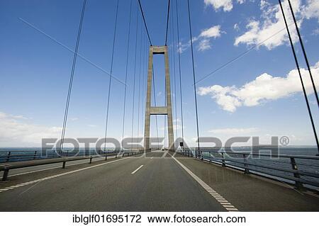 Store Belt, Great Belt Bridge, Nyborg, Korsor, South Denmark, Denmark, Europe View Large Photo Image Stock Image - Store Belt, Great Belt Bridge, Nyborg, Korsor, South Denmark, Denmark, Europe. Fotosearch